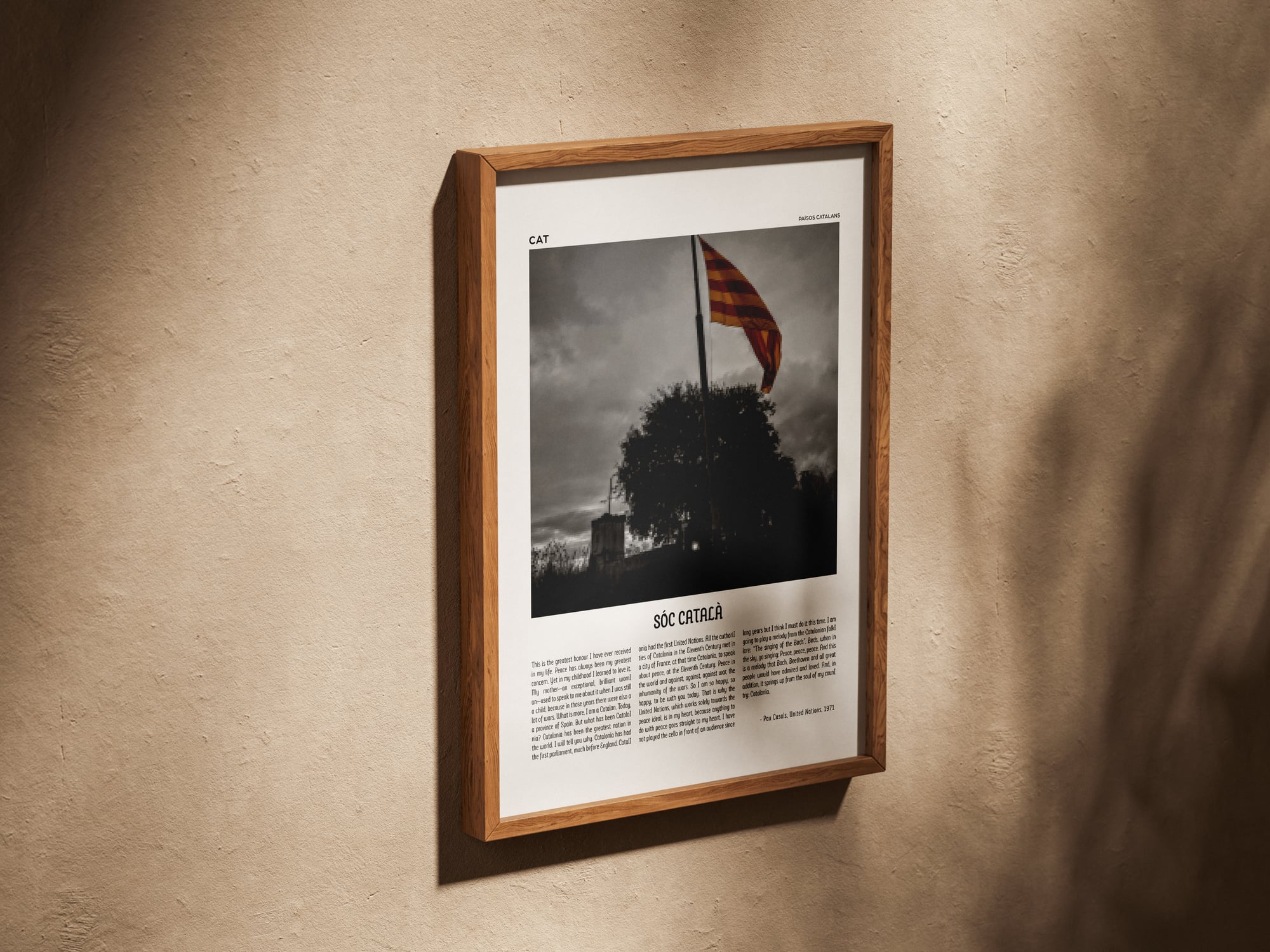 Framed wall art poster design mockup by Motakabbir Hossan