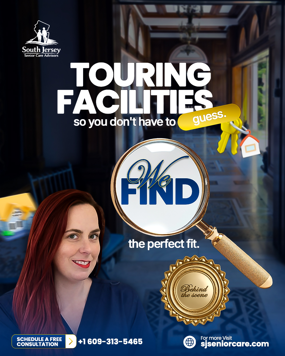 Behind-the-Scenes Tour Photo Behind-the-scenes facility tour graphic conveying hands-on advocacy rather than a sales pitch — Instagram graphic design by Motakabbir Hossan